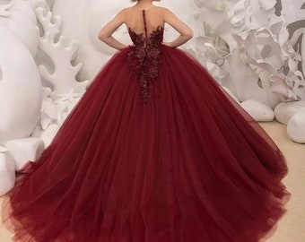 gown maroon