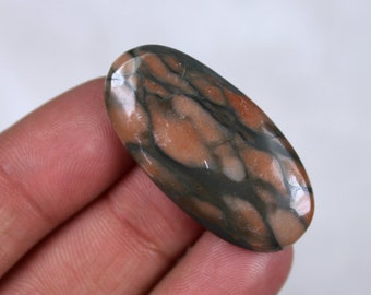 1 Pcs 41x27x6 Millimeter 61 Carat Beautiful Natural Flint Jasper Gemstone Healing Crystal Cabochon Gemstone Semi Precious Cabochon #GT-554