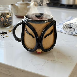 Handmade Ceramic Face Mug