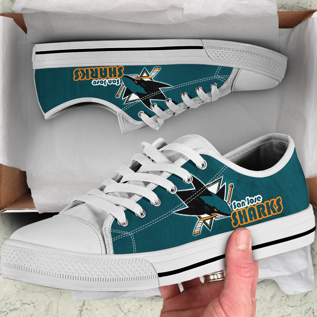 HOT San Jose Sharks shoes Custom Air Force Sneakers for fans