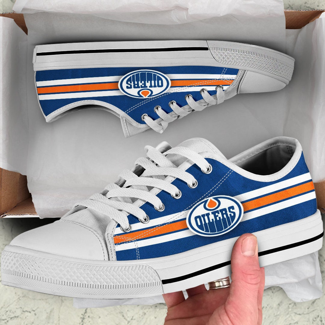 Edmonton Oilers Shoes Edmonton Oilers Runners Etsy Canada