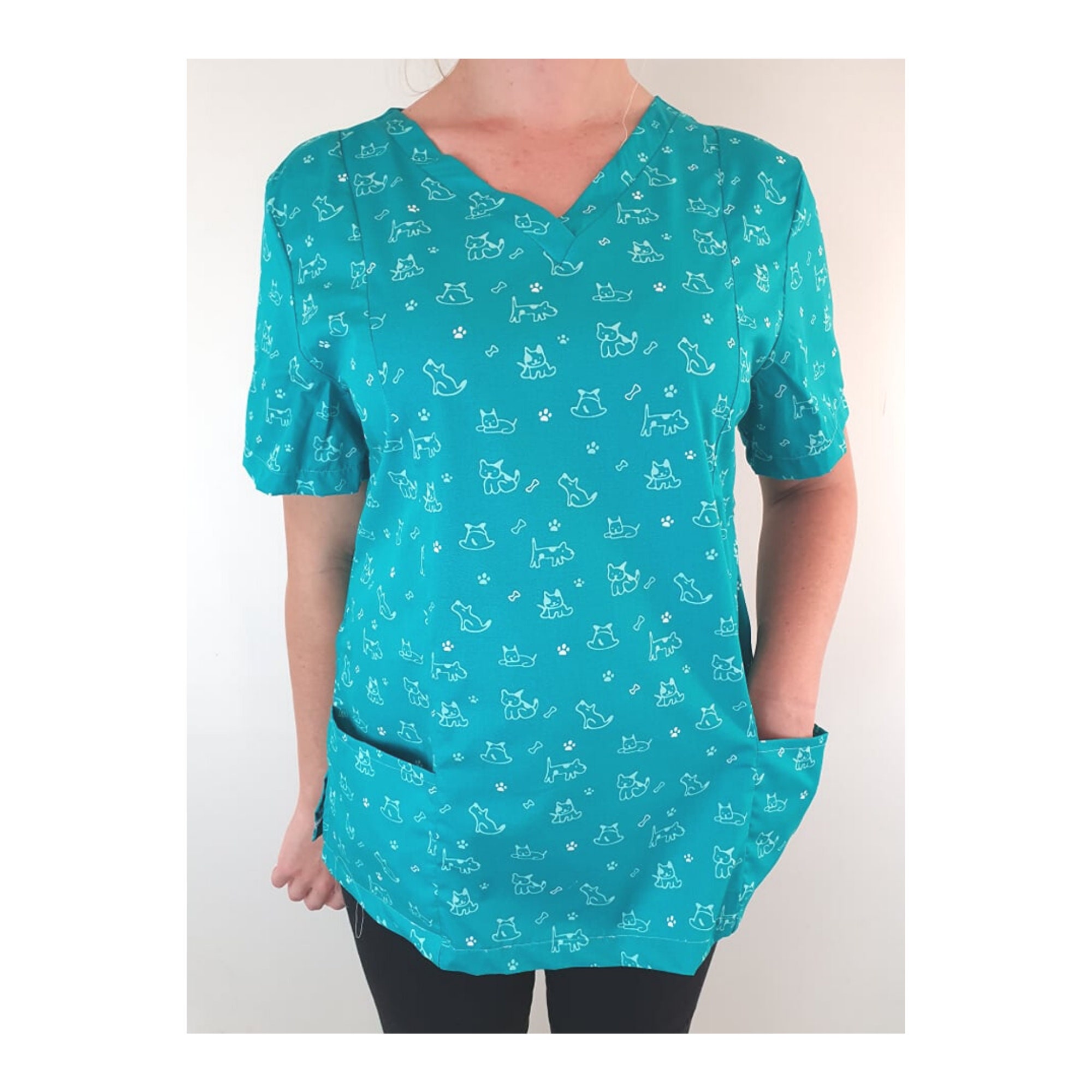 SCRUB TOP. Medical Scrub top for all healthcare and Medical Etsy