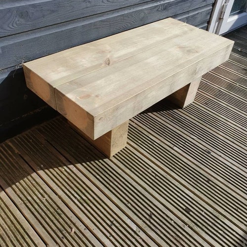 Sleeper Garden Bench Seat Etsy