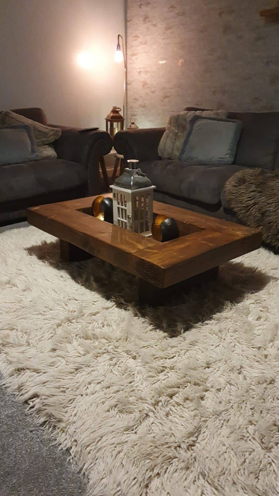 ChooChoo Tavolino Rustico Vintage Con Ripiano Portaoggetti – 60x30x60 Cm – Bianco, Nero O Grigio – Ideale Per Piccoli Spazi