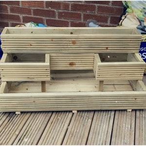 HandMade X-Large Decking planter 3 Tier - Free Postage