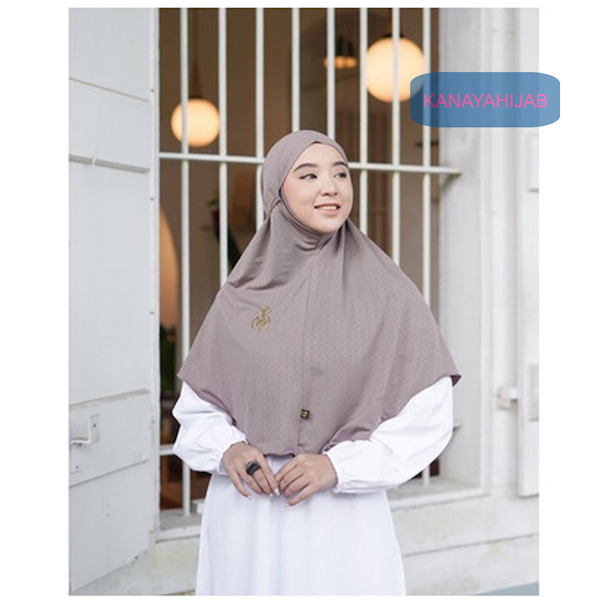 Premium Elegance: Koyu Hijab Bergo Liliana Koyu, Hijab, Scarf, Shawl, Headscarf, Headwrap, Hijab for Muslim, Women Hijab