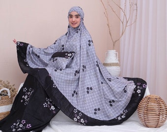 Quality Jumbo Adult Bali Mukena - Rayon Model, Prayer dress women, Prayer Dress for muslim, Muslim prayer outfit, Player Set