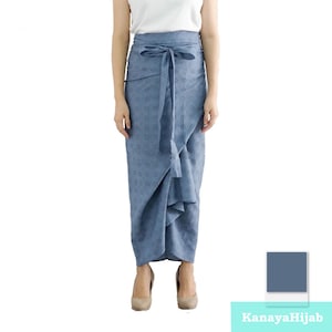 Enfärgad omlottkjol från premium Dobi-material: Charmig enkelhet, etnisk batik omlottkjol, omlottkjol, batikkjol, etnisk kjol