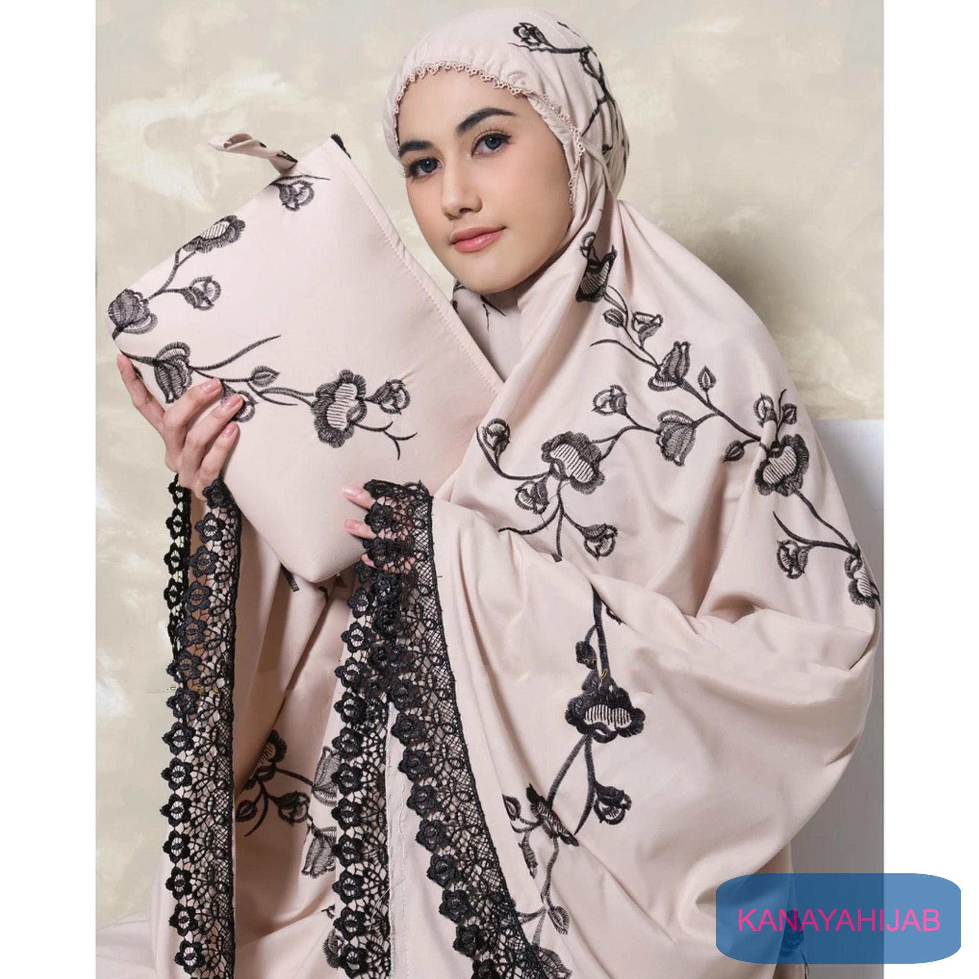 Akifa Series Embroidered Cotton Adult Mukena, Prayer Dress Women ...