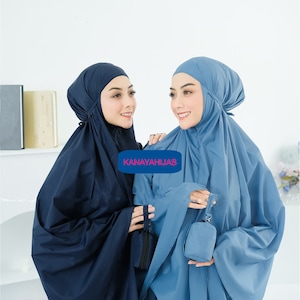 koreanische Maira Parachute Mini 2in1 Mukena für Erwachsene: Eine stilvolle Reiselösung, muslimisches Gebetskleid, Hijab Kleid, Jilbab Kleid, Gebetskleid Frauen