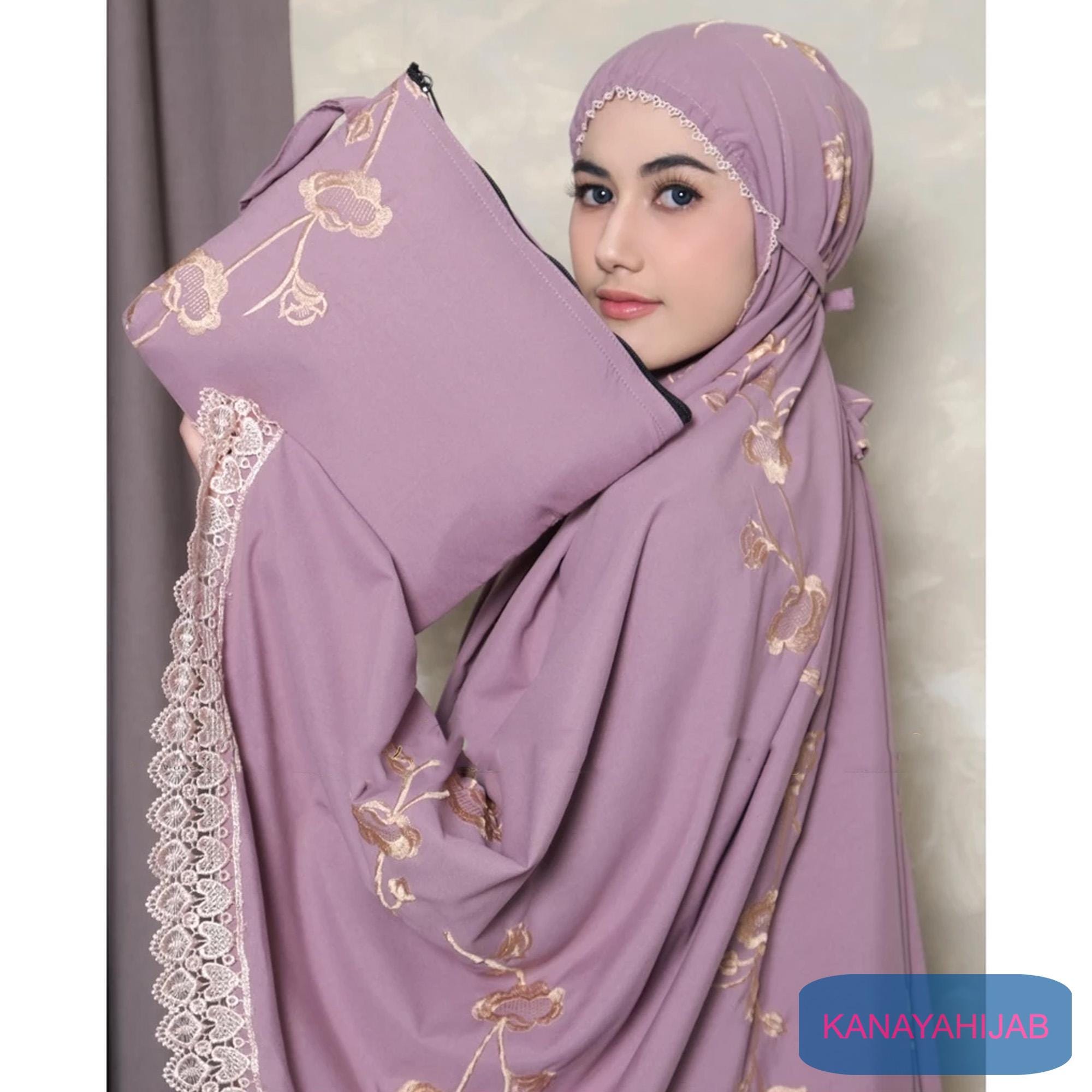 Akifa Series Embroidered Cotton Adult Mukena, Prayer Dress Women ...
