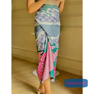 Elegante sandhayu instant wikkelbatikrok – stijlvol en praktisch, wikkelrok, batikrok, etnische batik, etnische rok, strandrok