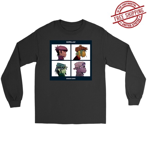 Gorillaz long sleeve shirt Clearance