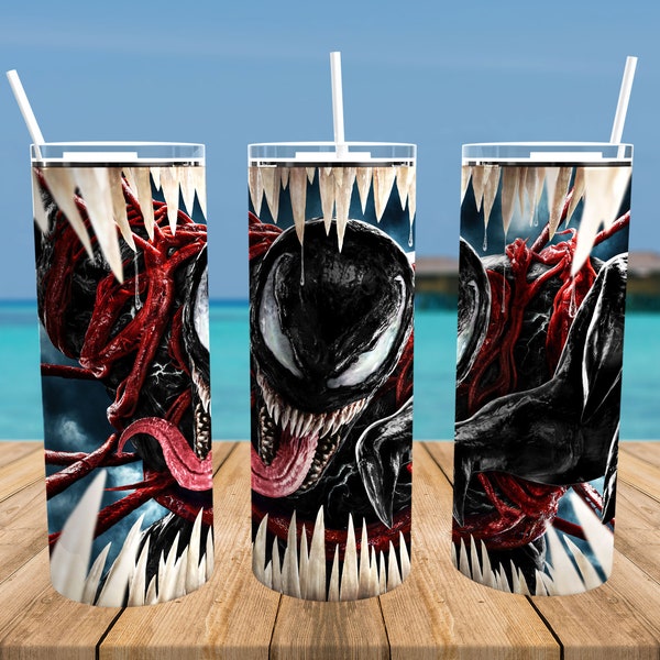 Monster 20oz Skinny Tumbler Sublimation Designs, Movies for Straight and Tapered Tumbler PNG, Characters Tumbler Wrap PNG
