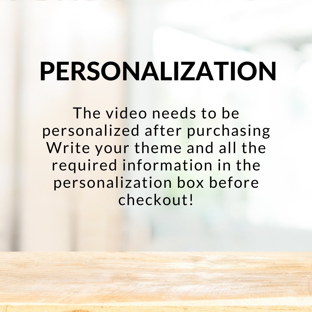 Thank You Card, Animated Video Thank You Card, Party Thank You Card - Etsy