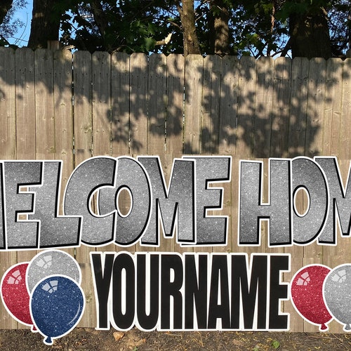 Personalized Home Yard Card Signs With Stakes Etsy