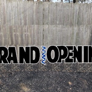 Grand Opening Yard Signs for Businesses Yard customizable letters lawn letters Yard card rental business Yard Card wholesale