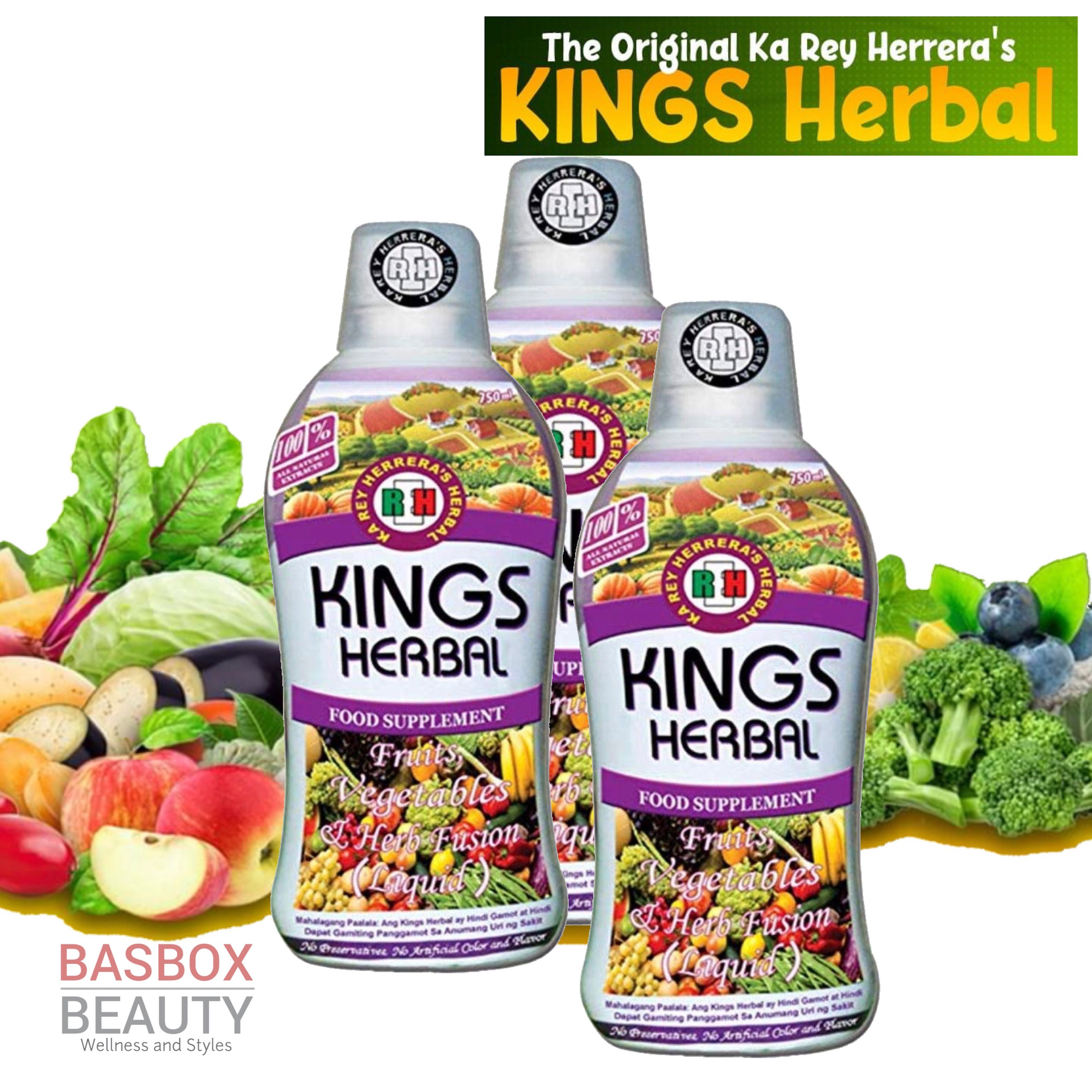 KINGS HERBAL Food Supplement Fruit Vegetables & Herbs Fusion Etsy