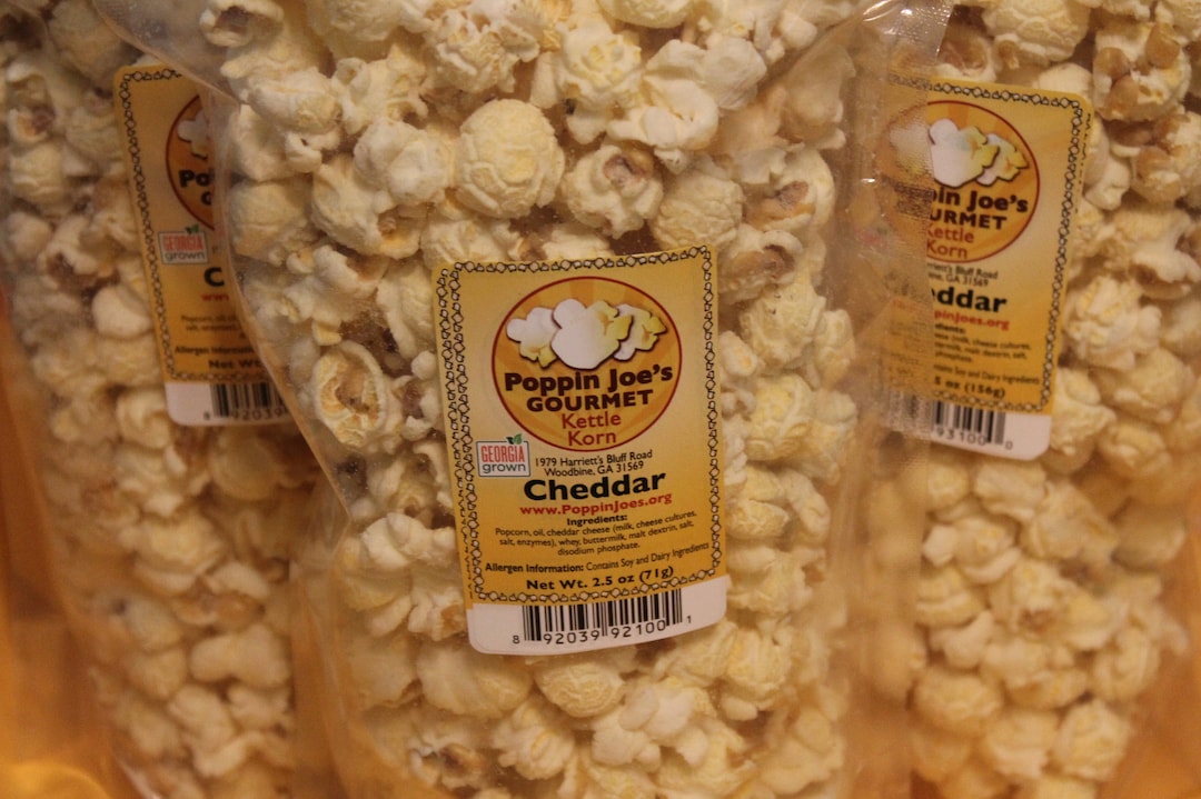 3 4oz Bags of Cheddar Popcorn Etsy
