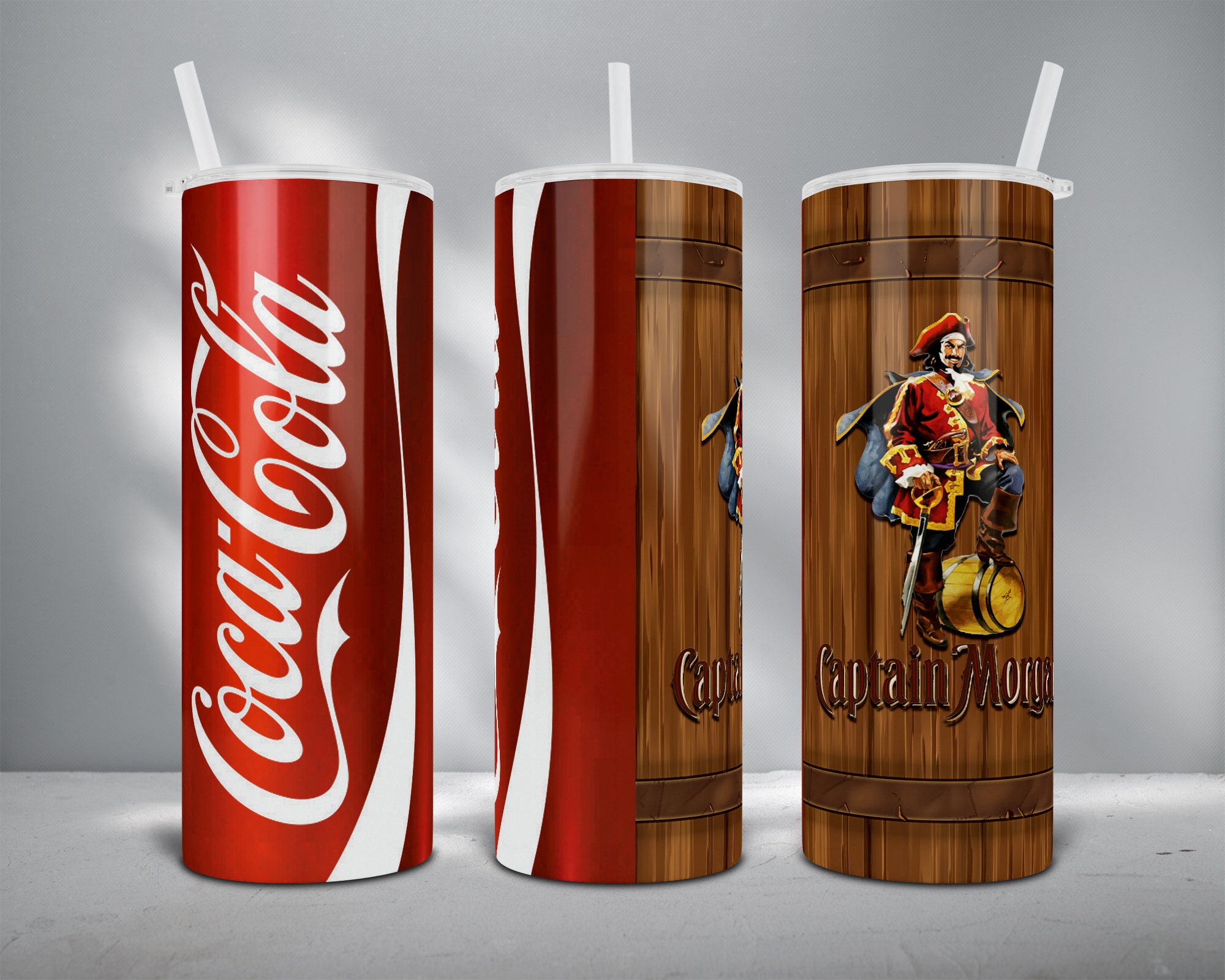 Captain & Coke Captain 20 oz Whiskey Gifts Etsy