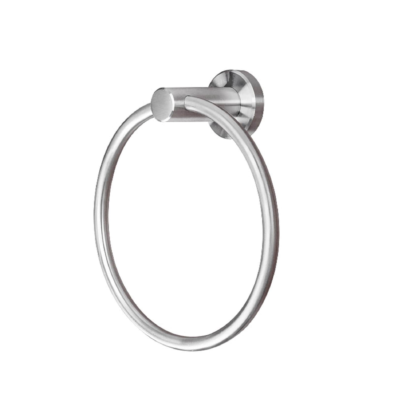 Round Towel Ring Holder Wall Mounted Stainless Steel Kitchen Etsy UK