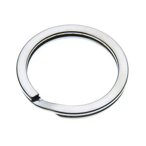 Silver Split Rings 25 mm Split Ring Key Chain Solid Blanks Fishing Craft Work, metal split rings