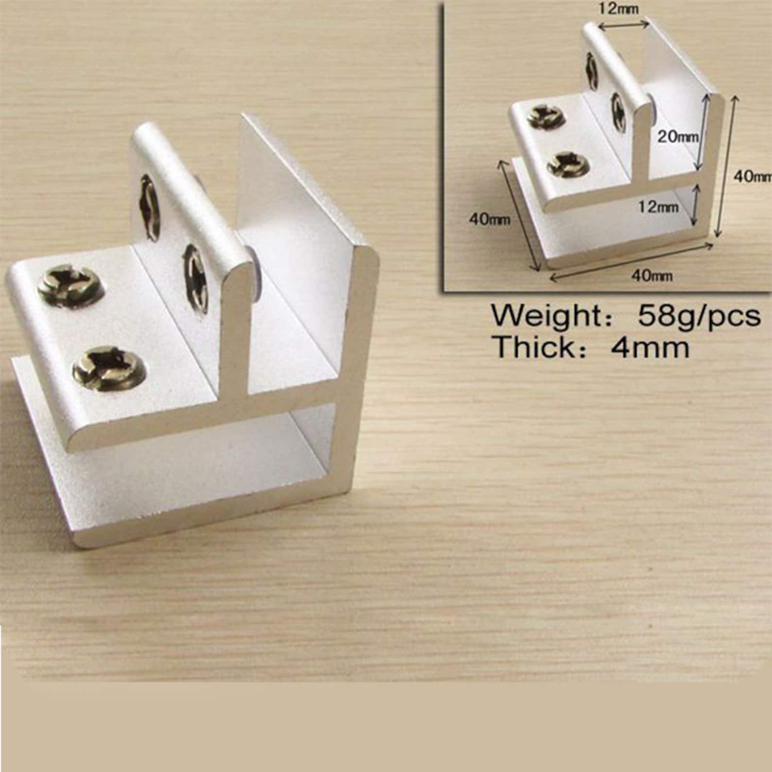 Glass Clamp Clips Bracket for Handrails 810mm Glass Aluminium Etsy