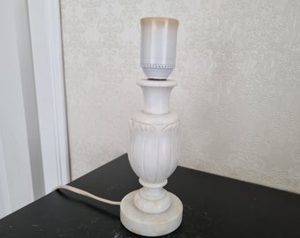 Marble Table  Lamp   23 cm without cover  - Vintage.