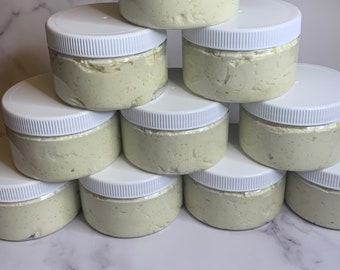 All Natural Whipped Body Butter, whipped Shea butter, skin care, moisturizing, self care, personal care