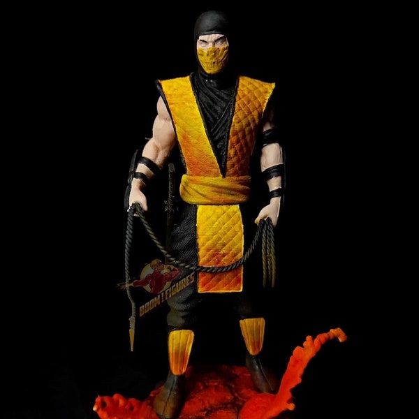 Mortal Kombat Scorpion Hanzo Hasashi Premium Format Action Figure Collectible Statue