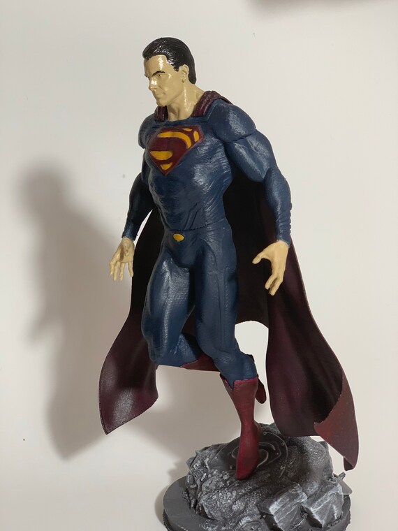 Man of Steel Superman Action Figure - Etsy