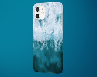 Ocean Blue Liquid Sea Beach Artsy Nature Phone case iPhone 13 Pro Max case, iPhone 13 Pro, iPhone 13 Mini, Samsung. Hard, soft, tough, snap.