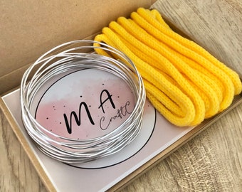 Knitted Wire Words DIY Kit: iCord Wire Craft