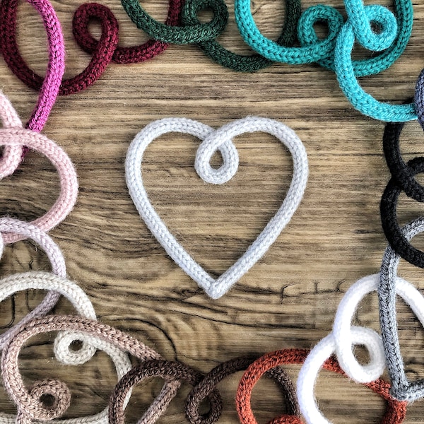 Knitted Wire Hearts | Knitted Wire Shapes