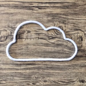 Knitted Wire Cloud: Handmade Nursery Decor