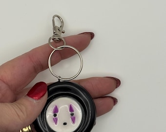 Studio Ghibli No Face Worry Stone Keychain