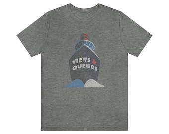 Distressed Unisex Jersey Short Sleeve Tee