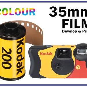35mm colour film/disposable camera develop & Print