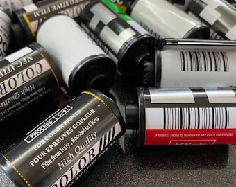 Lotto di cartucce di pellicola da 35 mm in metallo VUOTE, ideali per diversi lavori creativi.