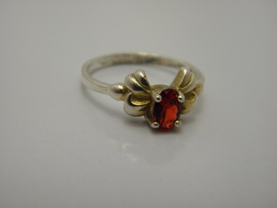 Sterling Silver Red Gemstone Ruby STYLE Accented … - image 2