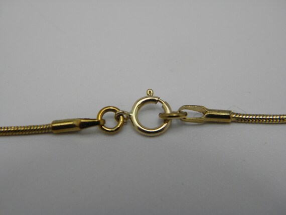 Solid 9ct Yellow Gold Ruby Shoe Pendant Necklace … - image 6