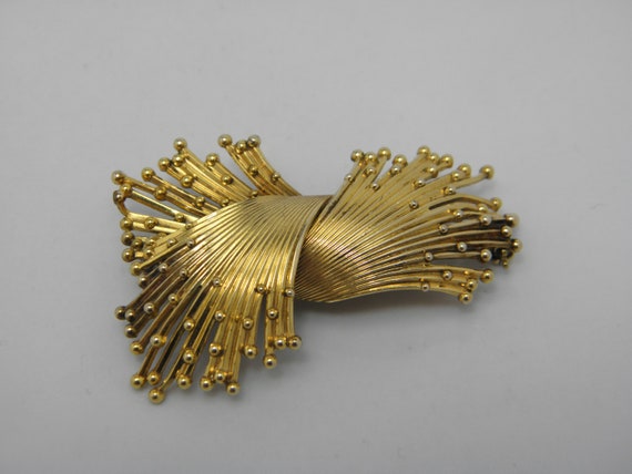 Solid 9ct Gold Vintage Brooch Pin Lovely Vintage Condition 