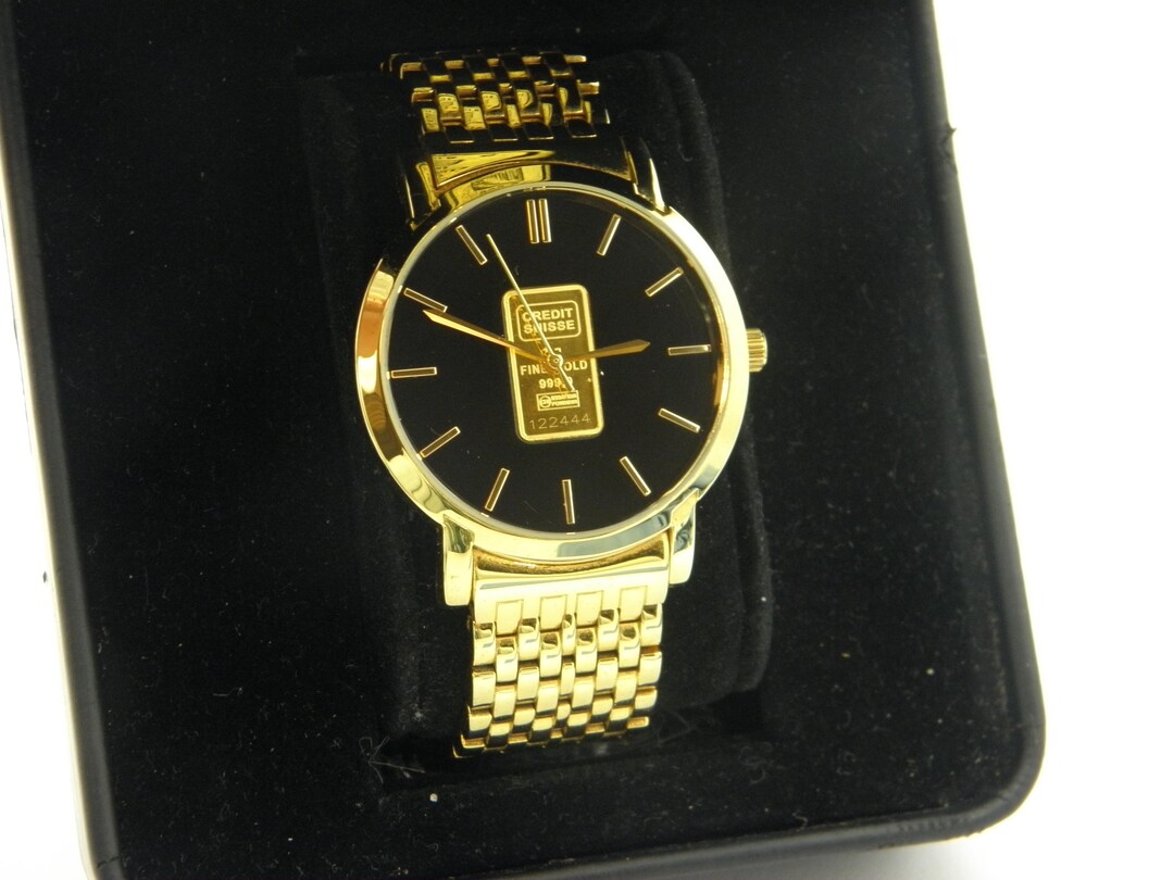 CREDIT SUISSE 腕時計 gold ingot 1g 999.9
