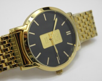 Credit Suisse Gold Plated Stainless Steel 1.0g Fine Gold