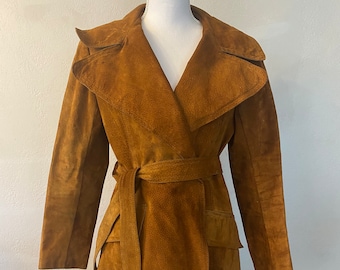 【vintage】suede long coat Vintage Camel Long Suede Coat – Soet + SISTER SOET