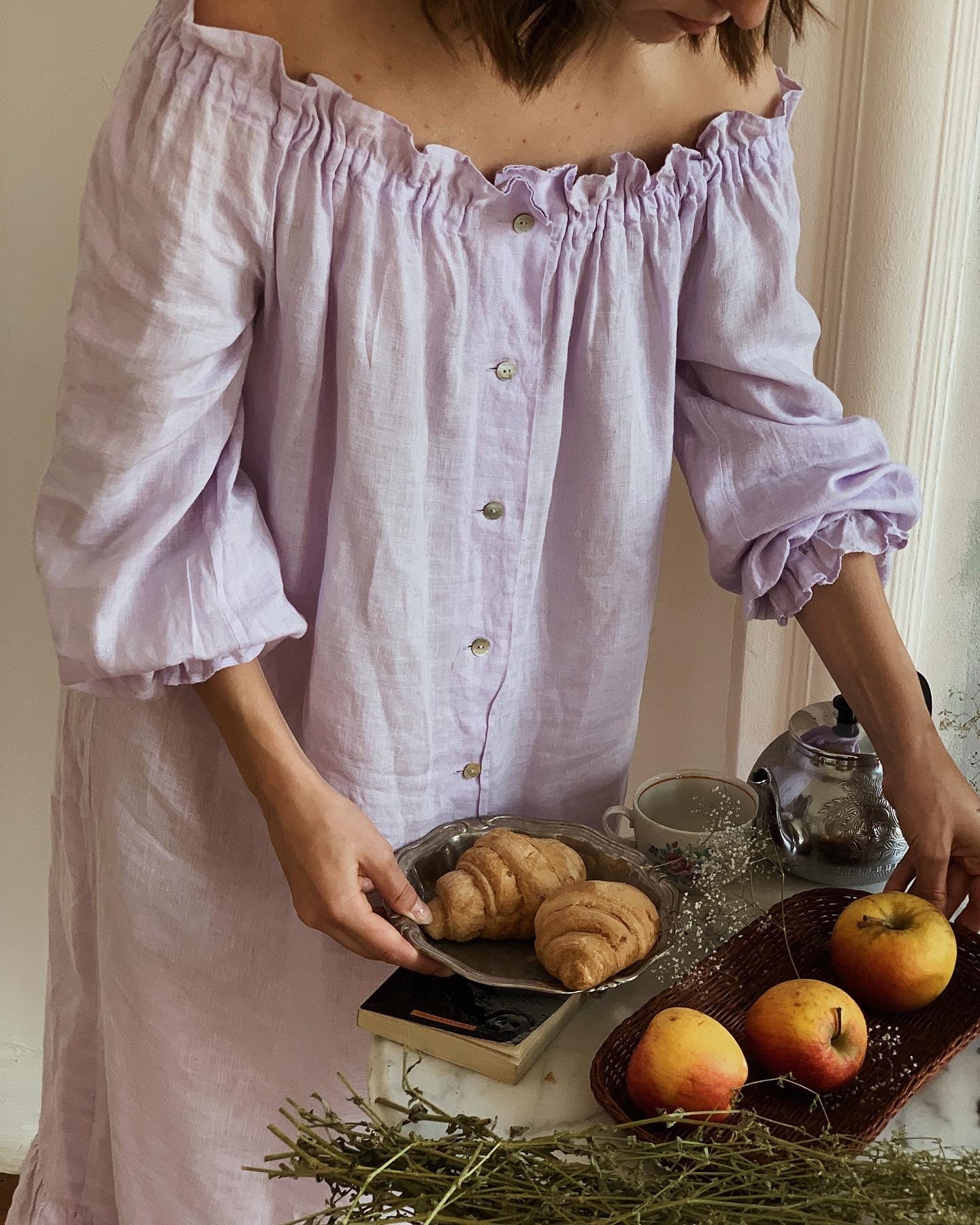 chinese dress ladies Sleeper Women's Marquise Linen Dress main image 0