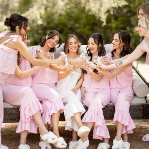 Light Pink Pajamas Etsy Canada