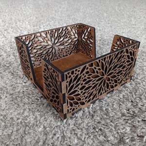 Portatovaglioli tagliato al laser file vettoriale digitale formato dxf svg