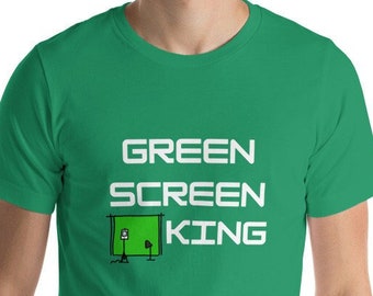 Green Screen King, Teacher Tee, Technology Tshirt