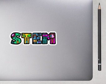 STEM Sticker, STEM Teacher, Makerspace